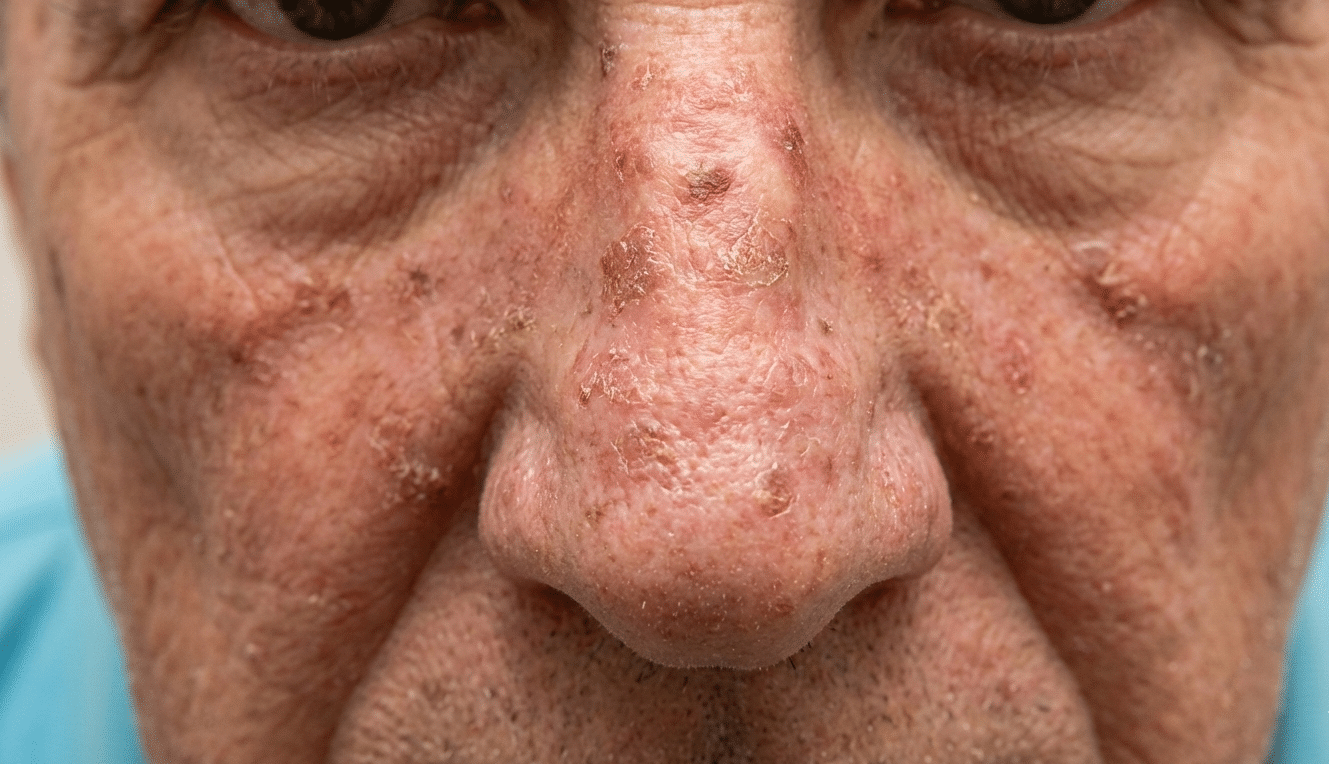 Queratose Actínica: as Manchas Ásperas do Sol — Sintomas, Cremes e Tratamento